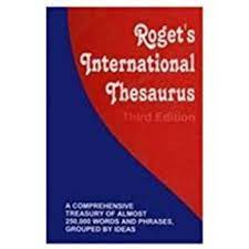 Roget'S International Thesaurus